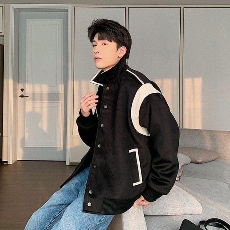 givawibe Classic Varsity Jacket – Retro Letterman Style Streetwear for Men & Women