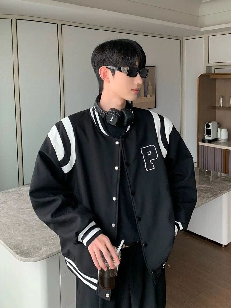 givawibe Classic Varsity Jacket – Retro Letterman Style Streetwear for Men & Women