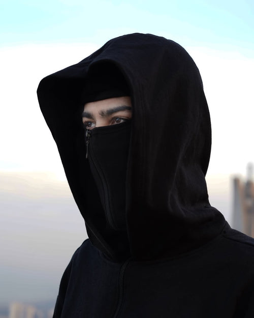 Balaclava Hoodie - Ninja Mask Hoodie for Streetwear Style | givawibe