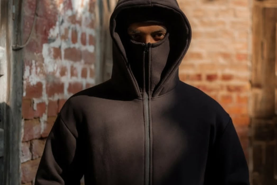 Balaclava Hoodie - Ninja Mask Hoodie for Streetwear Style | givawibe